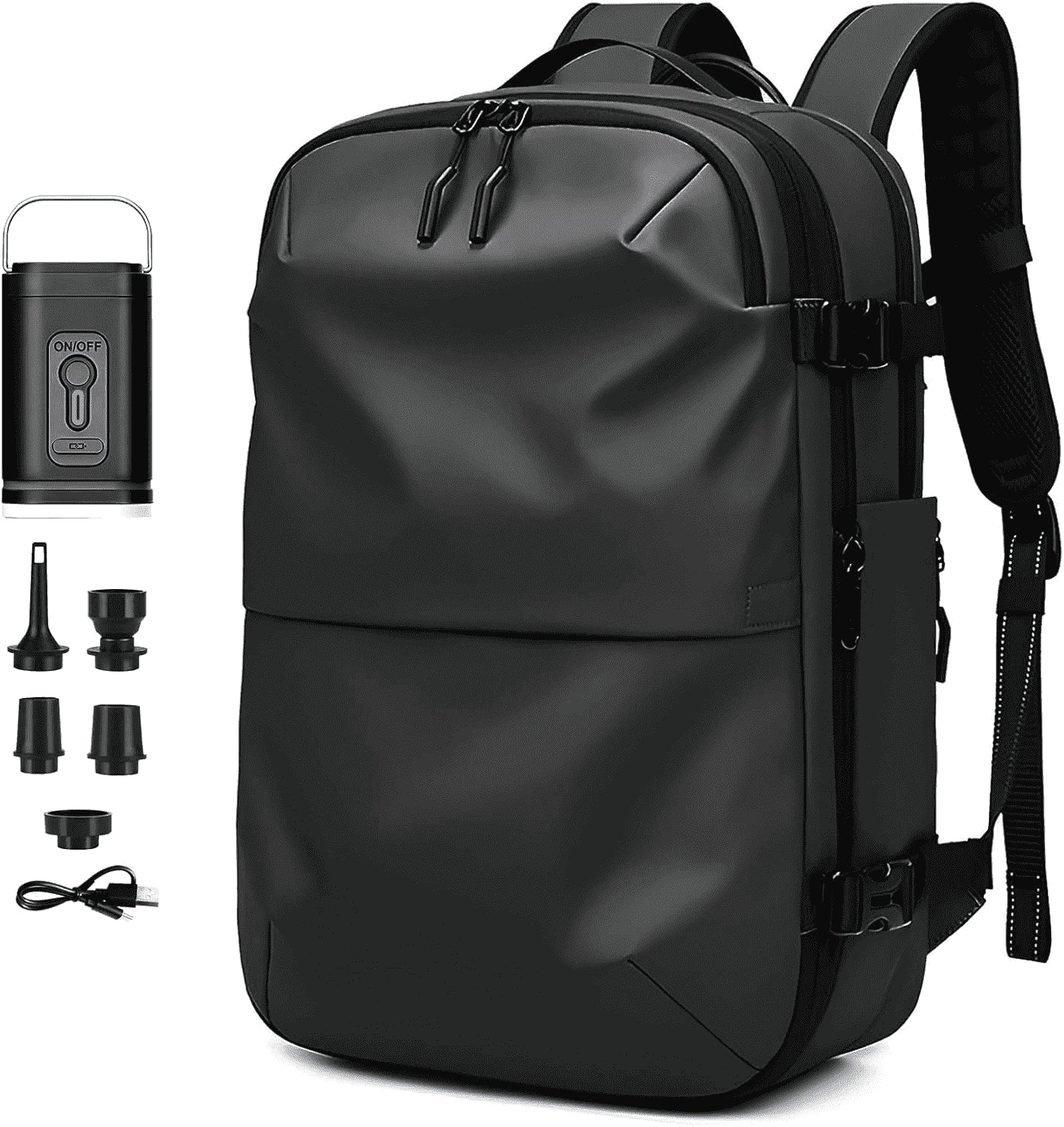 Airpack Expandable Vacuum Backpack with Anti-Theft Lock - Perfect for Travel and Everyday Use