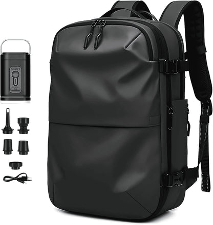 Airpack Expandable Vacuum Backpack with Anti-Theft Lock - Perfect for Travel and Everyday Use